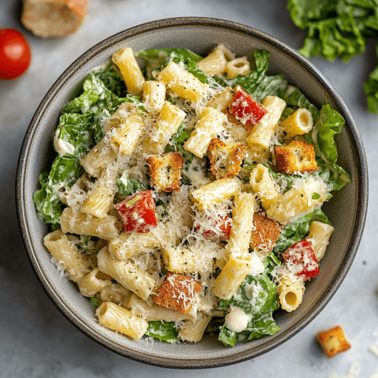 Perfect Caesar Pasta Salad