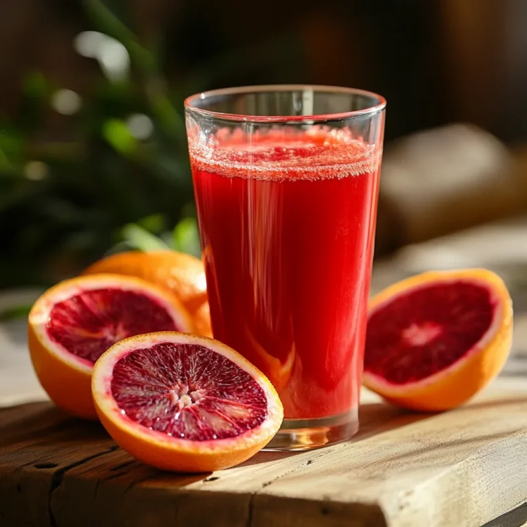 blood orange juice