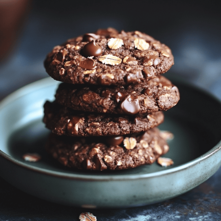 Chocolate Oatmeal Cookies