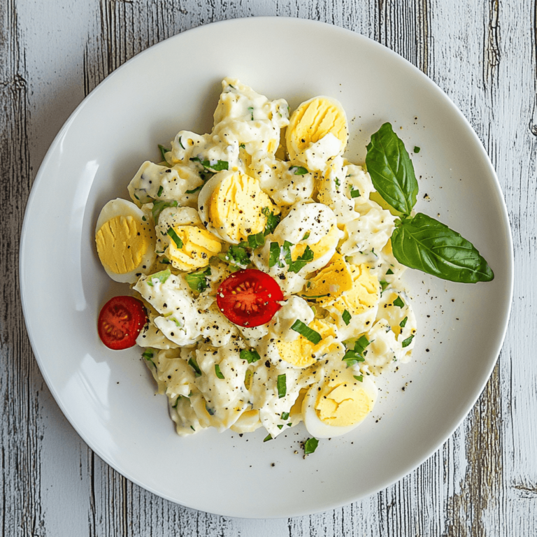 Alt text: Protein Egg Salad served in a bowl – creamy and protein-packed