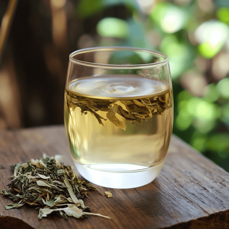 white tea shot