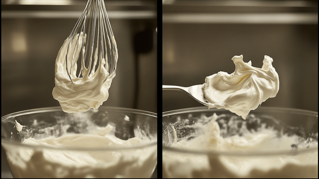 Making homemade marshmallow fluff for S'more Cookie Bars.
