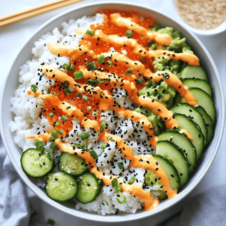 Delicious and easy California Roll Sushi Bowls, ready in 20 minutes.